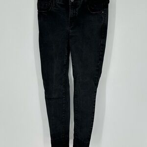 OLD NAVY Rockstar Skinny Jeans Sz 6 Women's Black Dark Wash Stretch X4